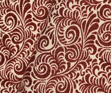 tissu ameublement DIDO grande largeur et lavable, jacquard motif arabesques ornementales, de Casal, pour chaise, fauteuil, canapé, coussins et rideaux, vendu par la rime des matieres, bon plan tissu et frais de port offerts