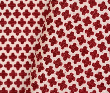 tissu ameublement ENEE grande largeur et lavable, jacquard motif graphique, de Casal, pour chaise, fauteuil, canapé, coussins et rideaux, vendu par la rime des matieres, bon plan tissu et frais de port offerts