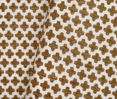 tissu ameublement ENEE grande largeur et lavable, jacquard motif graphique, de Casal, pour chaise, fauteuil, canapé, coussins et rideaux, vendu par la rime des matieres, bon plan tissu et frais de port offerts