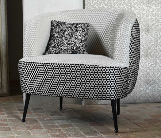  tissu ameublement ENEE grande largeur et lavable, jacquard motif graphique, de Casal, pour chaise, fauteuil, canapé, coussins et rideaux, vendu par la rime des matieres, bon plan tissu et frais de port offerts