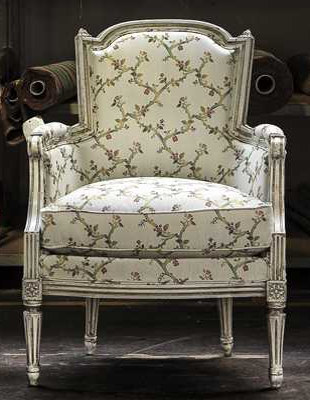 tissu ameublement Eugénie design treillis floral  végétal, de Casal, pour chaise, fauteuil, canapé, coussins et rideaux, vendu par la rime des matieres, bon plan tissu et frais de port offerts