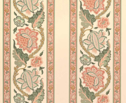 Gondelour  tissu ameublement coton lavable design rayure florale végétale, de Casal, pour chaise, fauteuil, canapé, coussins et rideaux, vendu par la rime des matieres, bon plan tissu frais de port offerts