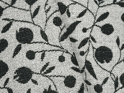 tissu ameublement Granado aquaclean anti-tache, non feu  et lavable motif floral stylisé bicolore, de Casal, pour chaise, fauteuil et canapé, rideau et coussin, vendu par la rime des matieres, bon plan tissu et frais de port offerts