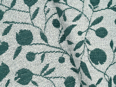 tissu ameublement Granado aquaclean anti-tache, non feu  et lavable motif floral stylisé bicolore, de Casal, pour chaise, fauteuil et canapé, rideau et coussin, vendu par la rime des matieres, bon plan tissu et frais de port offerts