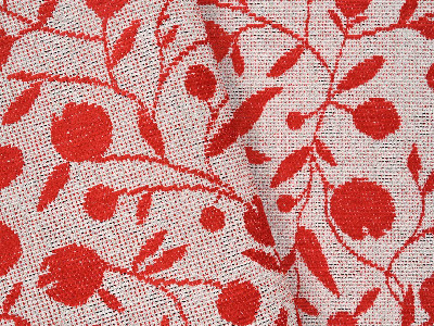 tissu ameublement Granado aquaclean anti-tache, non feu  et lavable motif floral stylisé bicolore, de Casal, pour chaise, fauteuil et canapé, rideau et coussin, vendu par la rime des matieres, bon plan tissu et frais de port offerts