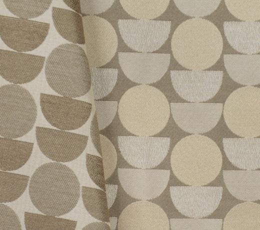 Hélios  tissu ameublement jacquard petit motif vintage reversible, de casal, pour chaise, fauteuil, canapé, rideau et coussinss, vendu par la rime des matieres, bon plan tissu et frais de port offerts