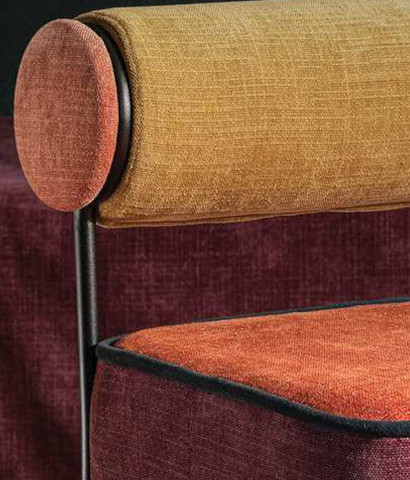 Inti tissu ameublement de Casal,  uni écologique lavable et très résistant,  pour chaise, fauteuil, canapé, coussins, rideaux, vendu par la rime des matieres, bon plan tissu et frais de port offerts