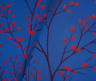 tissu ameublement MAIKO design végétal stylisé bicolore effet soie, de Casal, pour chaise, fauteuil, canapé, coussins et rideaux, vendu par la rime des matieres, bon plan tissu et frais de port offerts