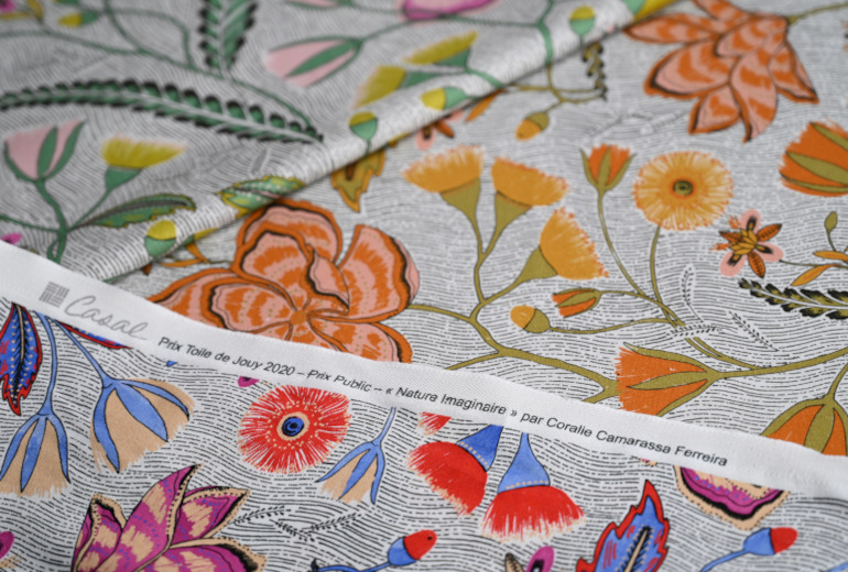 Nature Imaginaire  tissu ameublement lavable design monde végétal fantastique de Casal, pour chaise, fauteuil, canapé, coussins et rideaux, vendu par la rime des matieres, bon plan tissu frais de port offerts