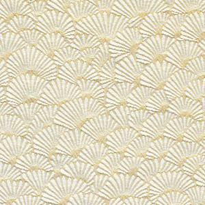 tissu Nymphea petit motif éventails japonais, de Casal, pour chaise, fauteuil, canapé et coussins, vendu par la rime des matieres, bon plan tissu et frais de port offerts