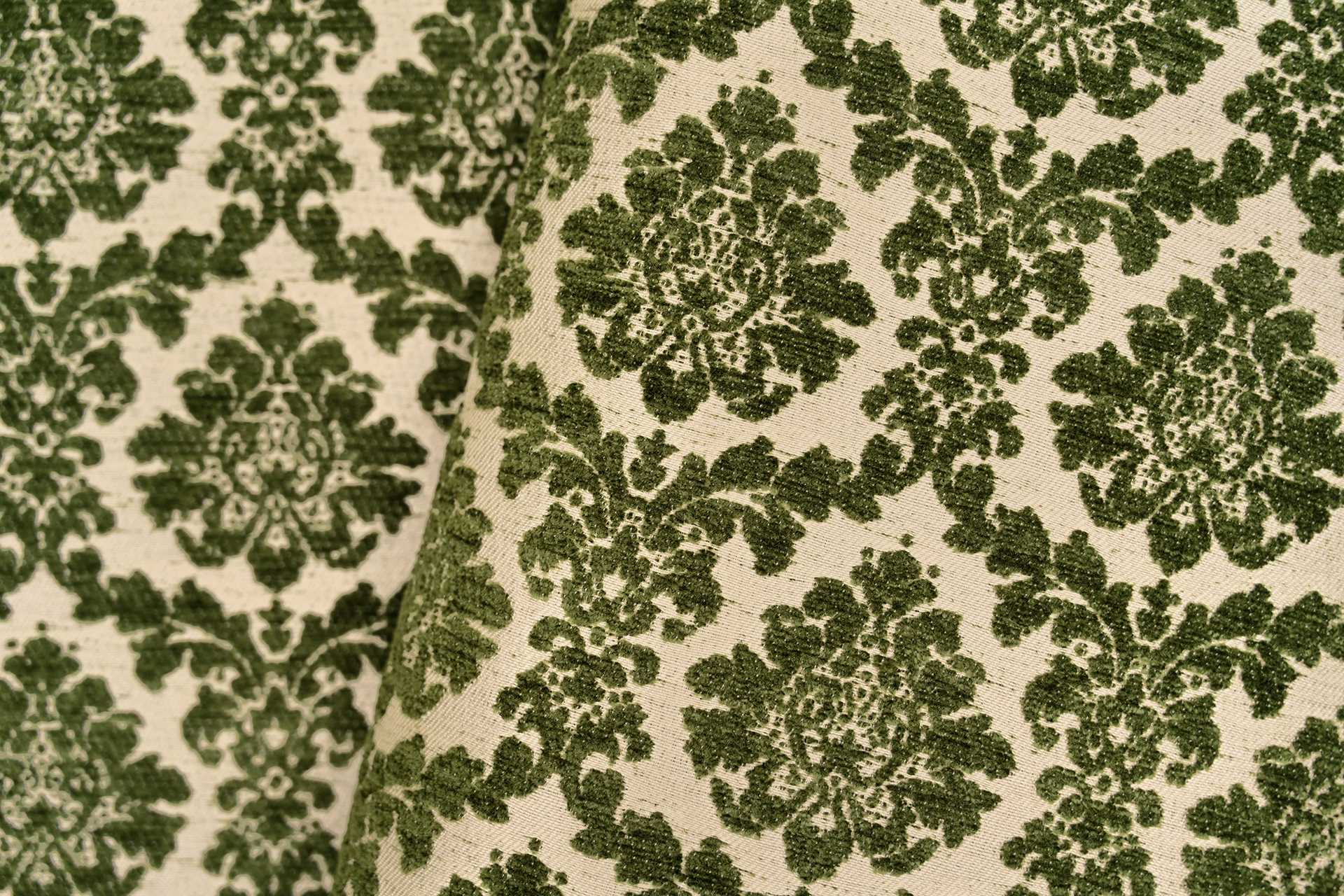 tissu ameublement ORFEO grande largeur et lavable, jacquard motif ornemental, de Casal, pour chaise, fauteuil, canapé, coussins et rideaux, vendu par la rime des matieres, bon plan tissu et frais de port offerts