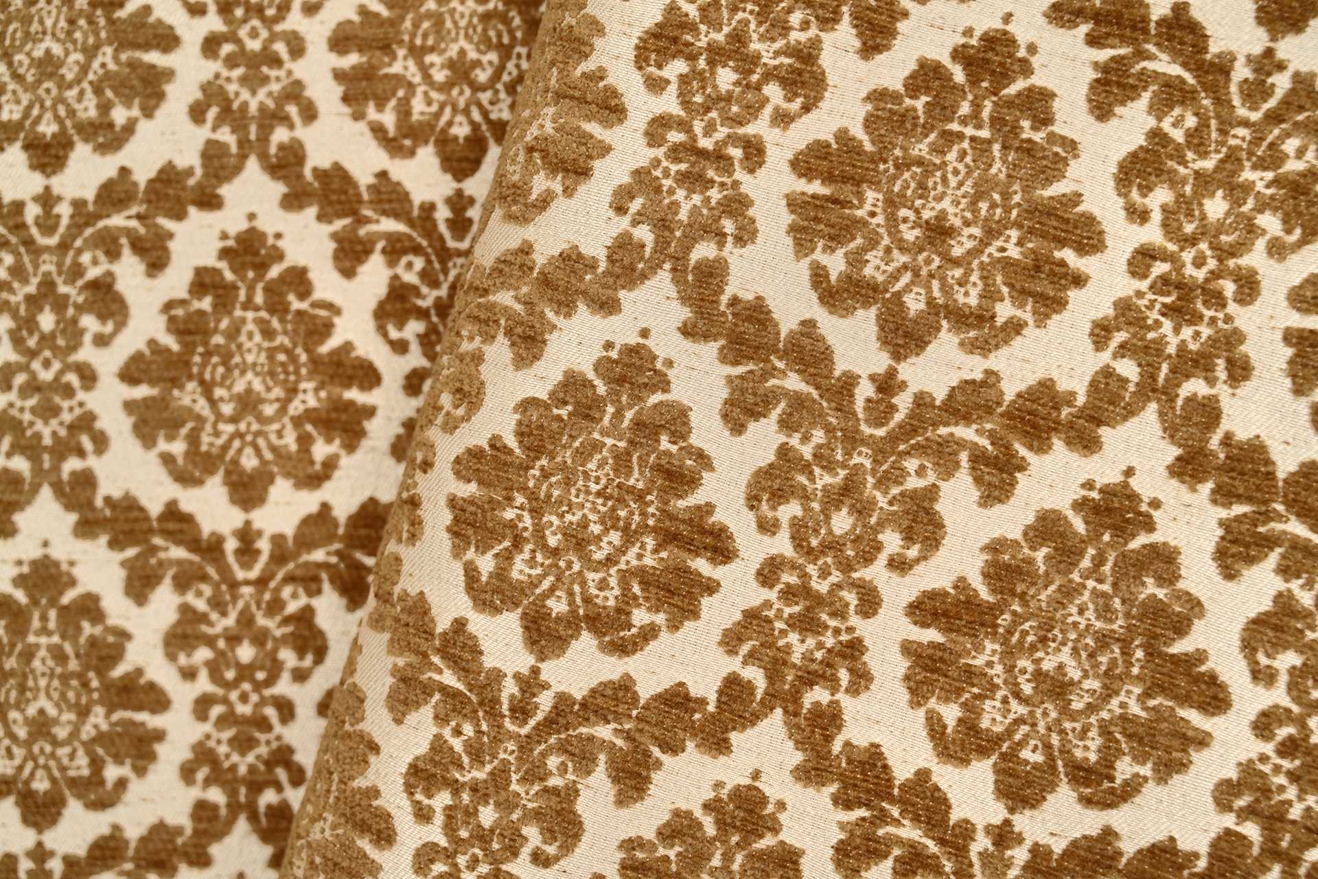 tissu ameublement ORFEO grande largeur et lavable, jacquard motif ornemental, de Casal, pour chaise, fauteuil, canapé, coussins et rideaux, vendu par la rime des matieres, bon plan tissu et frais de port offerts