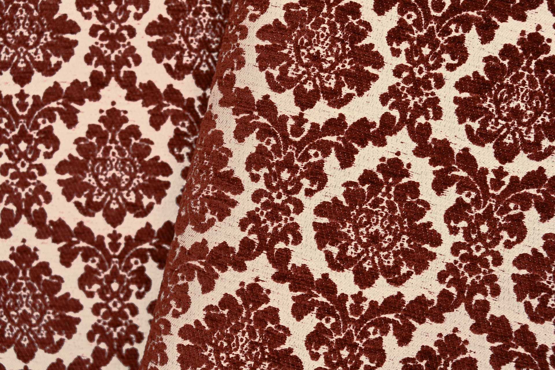 tissu ameublement ORFEO grande largeur et lavable, jacquard motif ornemental, de Casal, pour chaise, fauteuil, canapé, coussins et rideaux, vendu par la rime des matieres, bon plan tissu et frais de port offerts