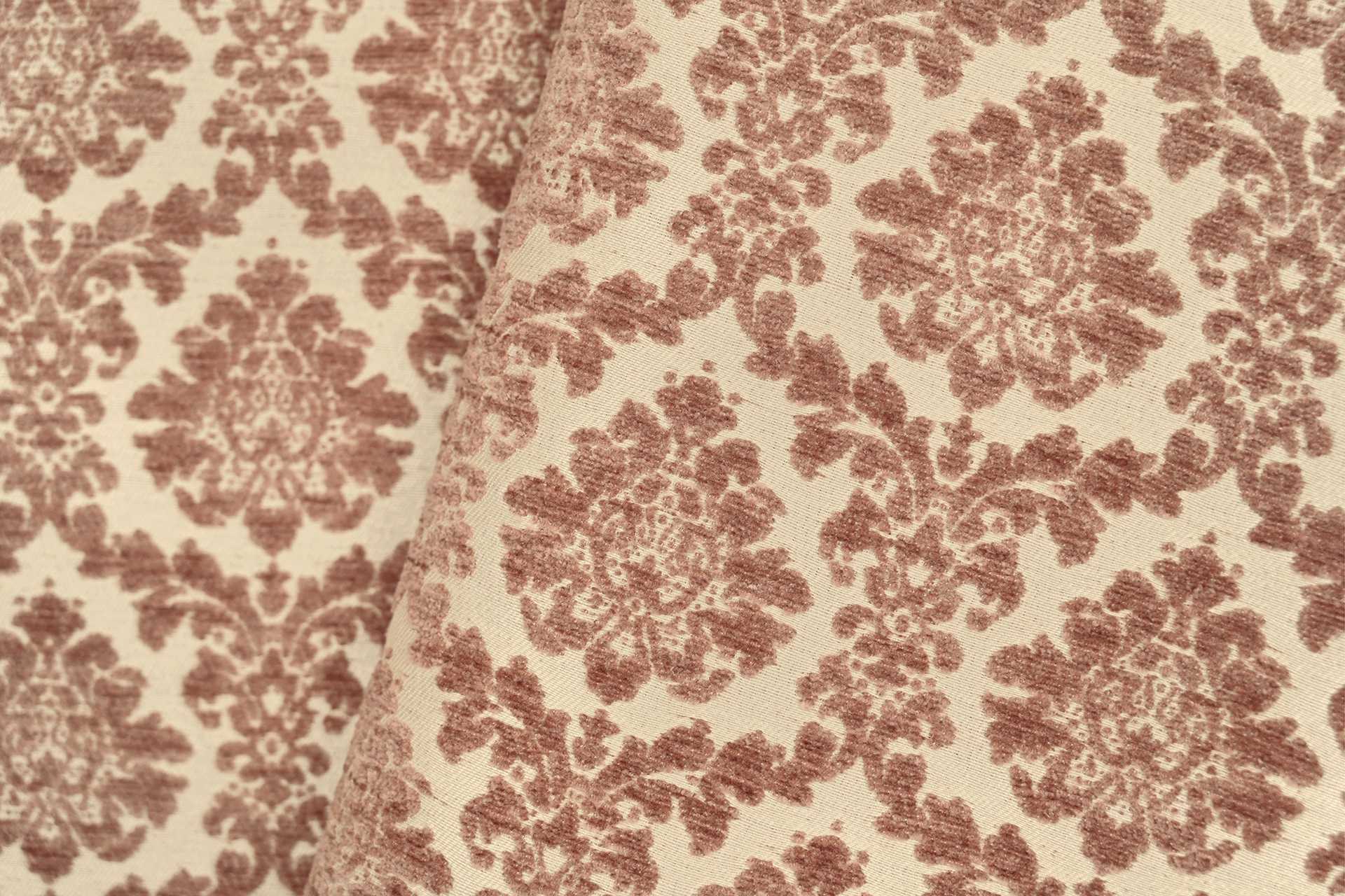 tissu ameublement ORFEO grande largeur et lavable, jacquard motif ornemental, de Casal, pour chaise, fauteuil, canapé, coussins et rideaux, vendu par la rime des matieres, bon plan tissu et frais de port offerts