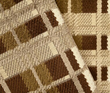 Oxford tissu ameublement motif carreau style tartan écossais de Casal,  pour chaise, fauteuil et canapé, rideau et coussin, vendu par la rime des matieres, bon plan tissu et frais de port offerts