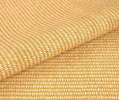 Raphia tissu ameublement de Casal, pour intérieur et extérieur, uni texturé, non feu et anti-taches, très résistant,  pour chaise, fauteuil, canapé, coussins, mobilier de jardin et bord de piscine , vendu par la rime des matieres, bon plan tissu et frais de port offerts
