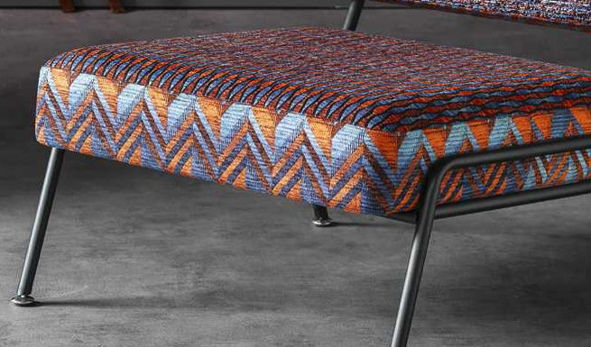  tissu Reims  style Art Déco de Casal, pour chaise, fauteuil, canapé et coussins, vendu par la rime des matieres, bon plan tissu frais de port offerts