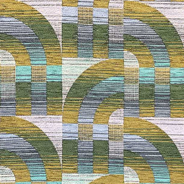 tissu Saint Quentin style Art Déco de Casal, pour chaise, fauteuil, canapé, coussins et rideaux, vendu par la rime des matieres, bon plan tissu et frais de port offerts