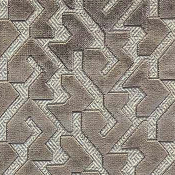 tissu ameublement Saké, motif géométrique velours sur fond tissé, de Casal, pour chaise, fauteuil et canapé, vendu par la rime des matieres, bon plan tissu et frais de port offerts