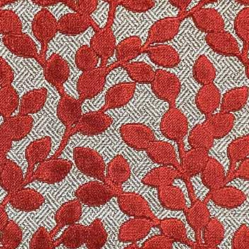 tissu ameublement Sakura, motif végétal velours sur fond tissé, de Casal, pour chaise, fauteuil et canapé, vendu par la rime des matieres, bon plan tissu et frais de port offerts