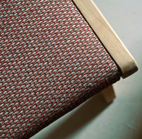 Salto tissu d'ameublement faux uni non feu traité aquaclean anti-taches et lavable de Casal pour rideaux , fauteuil et canapé, vendu par la rime des matieres bon plan tissu et frais de port offerts