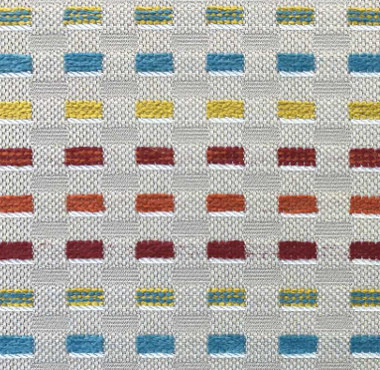tissu sangria aquaclean anti-tache et lavable motif petit damier, de Casal, pour chaise, fauteuil et canapé, vendu par la rime des matieres, bon plan tissu et frais de port offerts