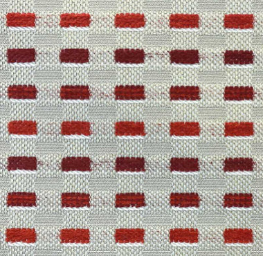 tissu sangria aquaclean anti-tache et lavable motif petit damier, de Casal, pour chaise, fauteuil et canapé, vendu par la rime des matieres, bon plan tissu et frais de port offerts