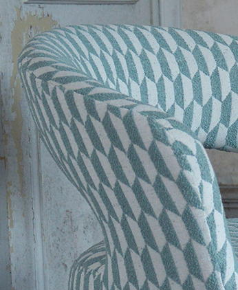 tissu ameublement Savanna aquaclean anti-tache  et lavable motif géométrique, de Casal, pour chaise, fauteuil et canapé, rideau et coussin, vendu par la rime des matieres, bon plan tissu et frais de port offerts