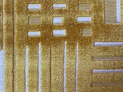 tissu ameublement tribeca, motif graphique velours sur fond toile, de Casal, pour chaise, fauteuil et canapé, vendu par la rime des matieres, bon plan tissu et frais de port offerts