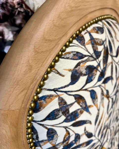 Verdena tissu ameublent motif végétal esprit nature de Casal, pour chaise, fauteuil, canapé, coussins et rideaux, vendu par la rime des matieres, bon plan tissu et frais de port offerts
