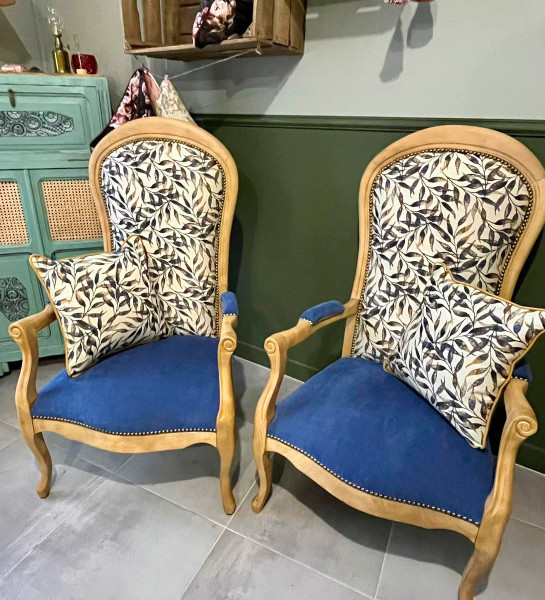 Verdena tissu ameublent motif végétal esprit nature de Casal,  pour chaise, fauteuil, canapé, coussins et rideaux, vendu par la rime des matieres, bon plan tissu et frais de port offerts