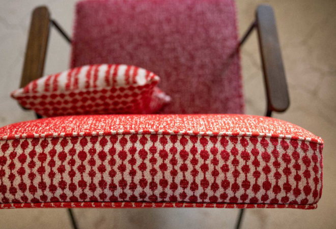 tissus ameublement Yuma et Toro aquaclean anti-tache, non feu  et lavable, de Casal, pour chaise, fauteuil et canapé, rideau et coussin, vendu par la rime des matieres, bon plan tissu et frais de port offerts