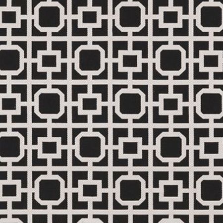 tissu clarke & clarke noir et blanc imprimé pour fauteuil