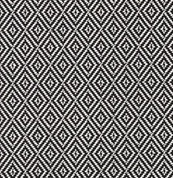 tissu clarke & clarke noir et blanc imprimé pour fauteuil