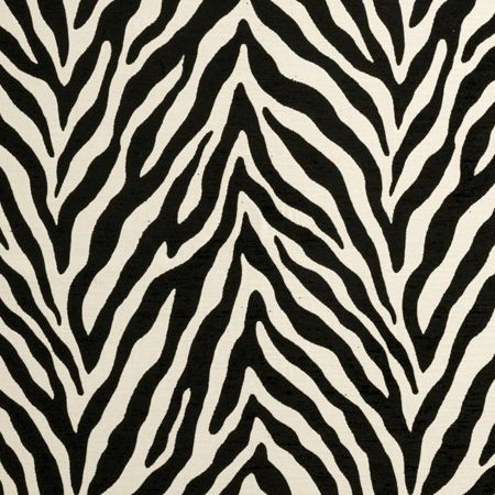 tissu clarke & clarke noir et blanc imprimé pour fauteuil