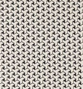 tissu clarke & clarke noir et blanc imprimé pour fauteuil