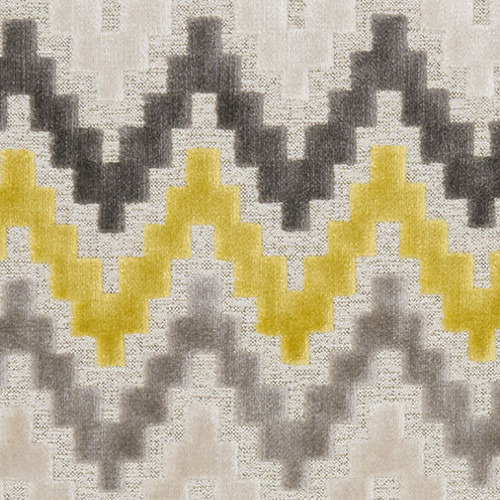 Empire tissu ameublement velours chevrons mosaïque de Clarke & Clarke pour chaise, fauteuil, canapé et rideau vendu par la rime des matieres bon plan tissu