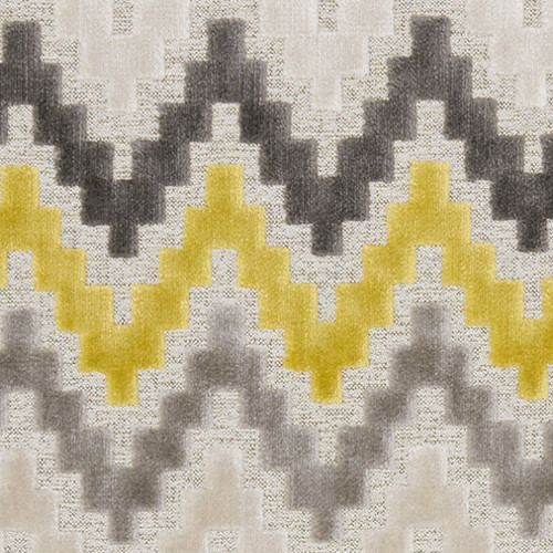 empire tissu ameublement velours mosaïque chevrons pour rideaux, fauteuil et canapé de Clarke & Clarke vendu par la rime des matieres bon plan tissu