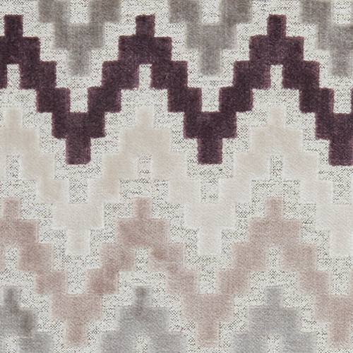 empire tissu ameublement velours mosaïque chevrons pour rideaux, fauteuil et canapé de Clarke & Clarke vendu par la rime des matieres bon plan tissu