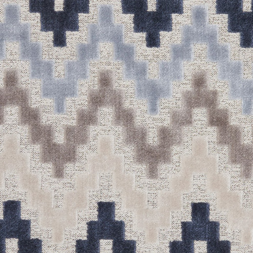 empire tissu ameublement velours mosaïque chevrons pour rideaux, fauteuil et canapé de Clarke & Clarke vendu par la rime des matieres bon plan tissu