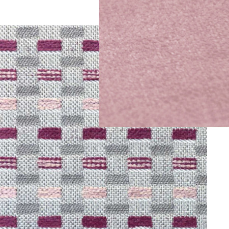 tissus d'ameublement coordonnés Sangria pivoine et Amara Bali Pastel, tissus Casal, vendus par la rime des matières, bon plan tissu et frais de port offerts
