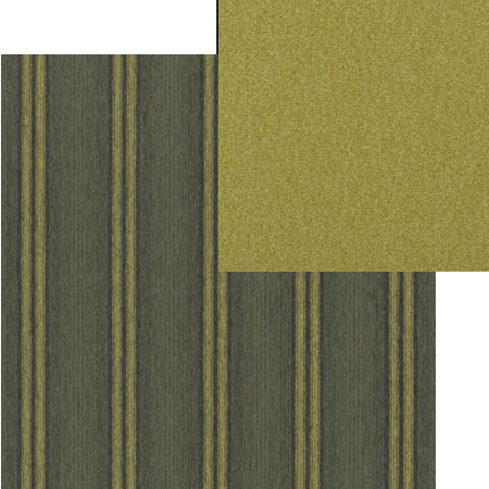 Tissus d'ameublement coordonnés Haldon coloris moss rayures contemporaines et uni Loden coloris leaf, tissus Designers Guild, vendus par la rime des matières, bon plan tissu et frais de port offerts