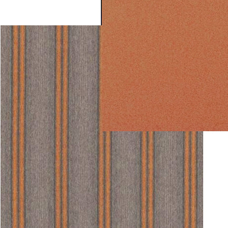 Tissus d'ameublement coordonnés Haldon rayures contemporaines et uni Loden coloris saffron, tissus Designers Guild, vendus par la rime des matières, bon plan tissu et frais de port offerts