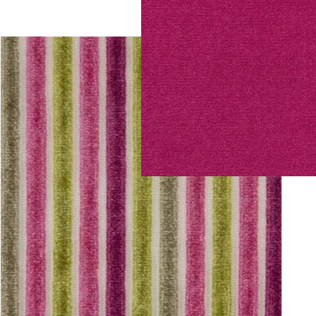 tissus d'ameublement coordonnés Marshall berry et Cassia currant, tissus Designers Guild, vendus par la rime des matières, bon plan tissu et frais de port offerts