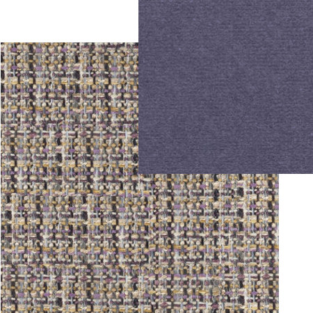 tissus d'ameublement coordonnés Oakworth thistle et Cassia loganberry, tissus Designers Guild, vendus par la rime des matières, bon plan tissu et frais de port offerts