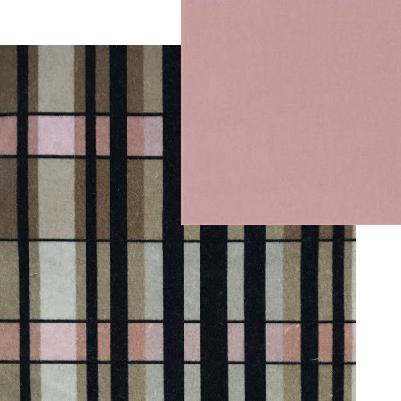 tissus d'ameublement coordonnés Shastri natural et Velluto Stretto noir, tissus Designers Guild, vendus par la rime des matières, bon plan tissu et frais de port offerts