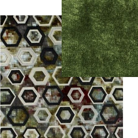 tissus d'ameublement coordonnés Sukhna damson et Pavia fir, tissus Designers Guild, vendus par la rime des matières, bon plan tissu et frais de port offerts