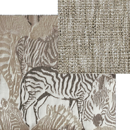 tissus d'ameublement coordonnés Damara dusk et Malton limestone, tissus Prestigious Textiles, vendus par la rime des matières, bon plan tissu et frais de port offerts
