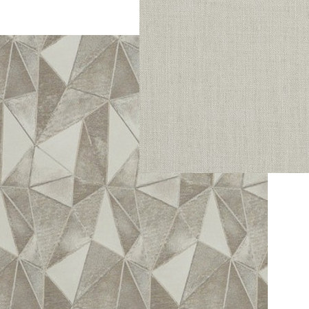 tissus d'ameublement coordonnés Point stonewash et Saxon oatmeal, tissus Prestigious Textiles, vendus par la rime des matières, bon plan tissu et frais de port offerts