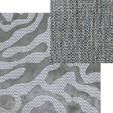 tissus d'ameublement coordonnés Serengeti mineral et Malton pebble, tissus Prestigious Textiles, vendus par la rime des matières, bon plan tissu et frais de port offerts